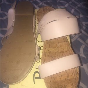 Never worn Restricted sandals.